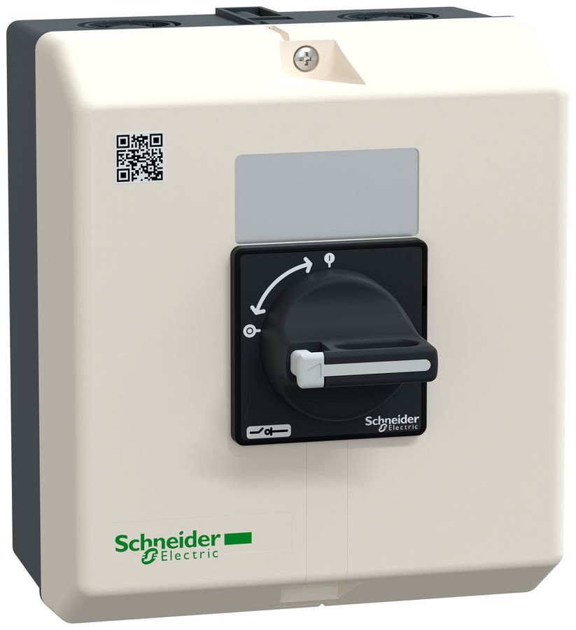AP-Anlageschalter Schneider Electric Vario 50A 4P schwarz N-vorauseilend IP65