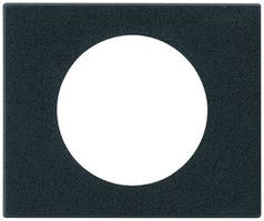 Plaque de recouvrement FLF II 43mm noir