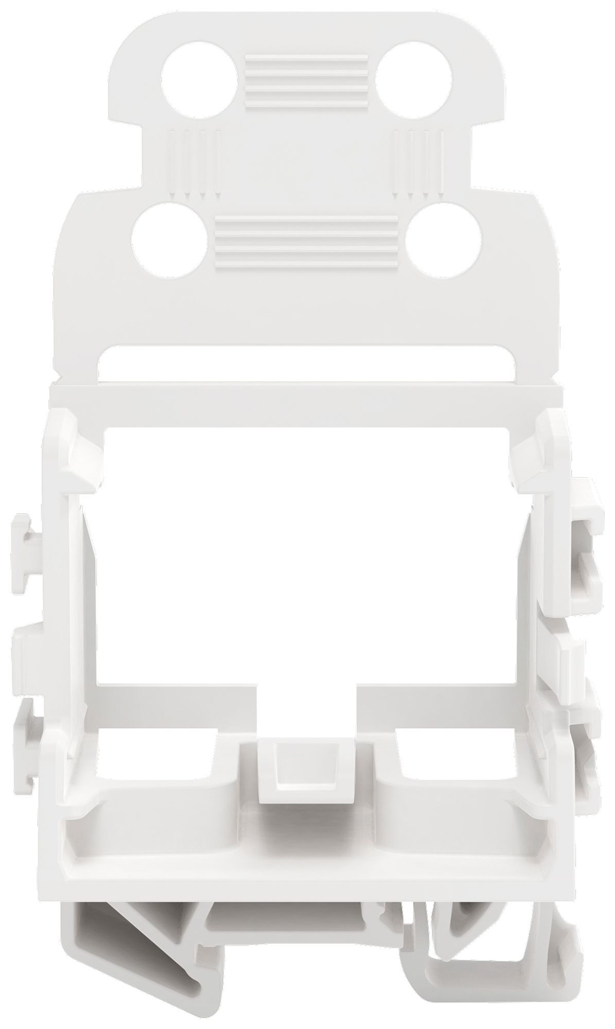 Adaptateur de fixation WAGO a.décharge de traction p.10×4mm² DIN15 bc