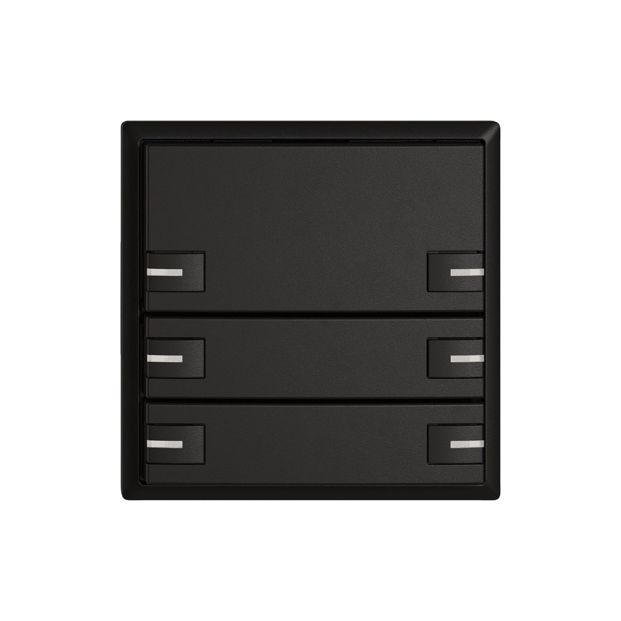 Pulsante KNX RGB EDIZIO.liv SNAPFIX® sensore temp.RGB-LED 6× com.1T ne