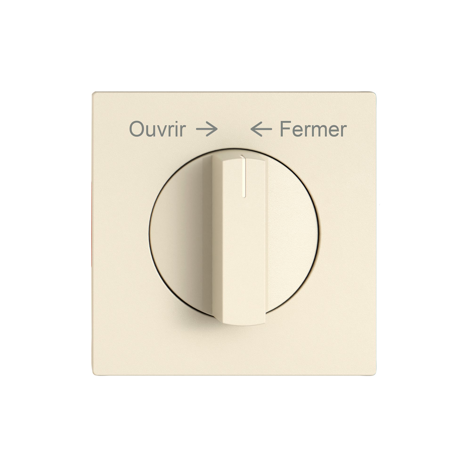 Montageset EDIZIO.liv SNAPFIX® f.Schwenktaster m.Griff Ouvrir → ← Fermer cr