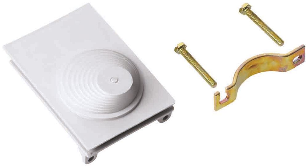 Flanschplatte zu weber.hsa Ø24…58mm Eingang unten 50…185mm² mit Zugentlastung