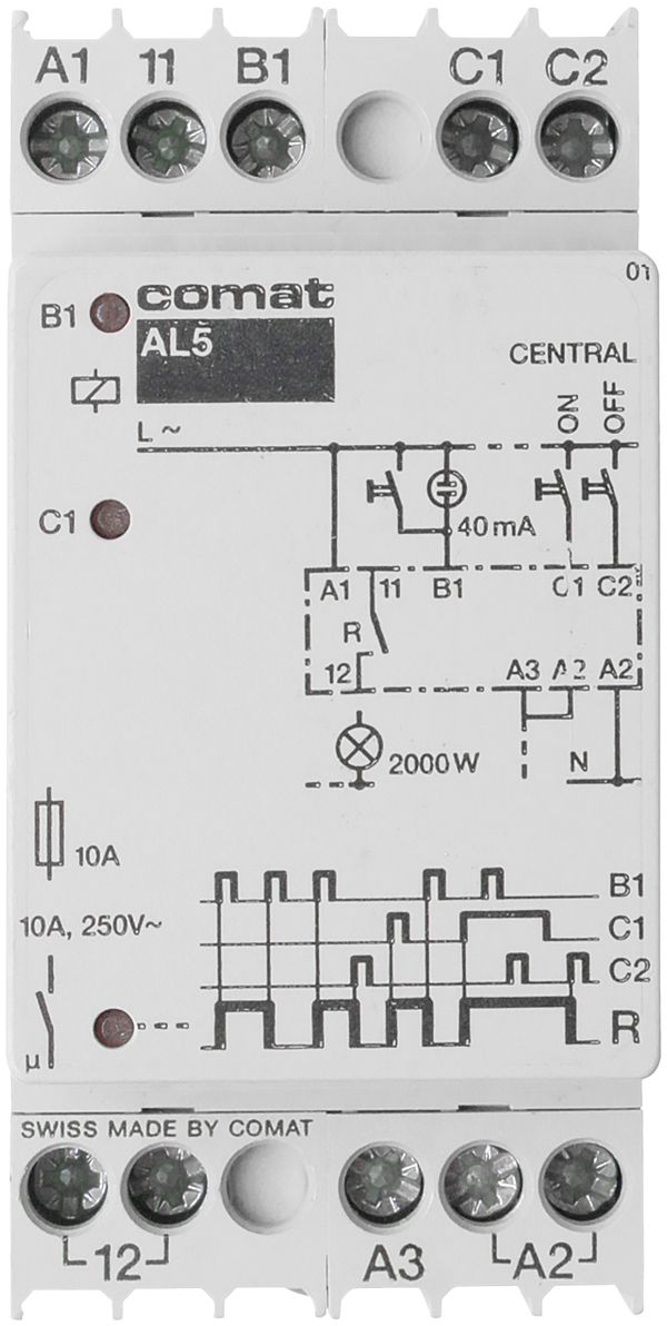 Interrupteur de puissance AMD ComatReleco AL5, 230VAC