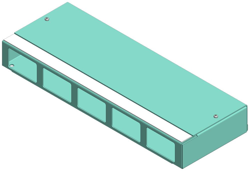 Coffret de branchement DAK 5FLF horizontal