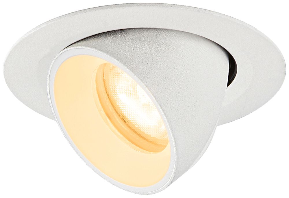 LED-Downlight SLV NUMINOS GIMBLE XS 6.9W 950lm 3000K WB DALI Ø80×57mm ws