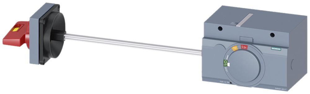 Azionatore arresto d'emergenza 90° Siemens SENTRON p.3VA1/2 400…630, illuminato