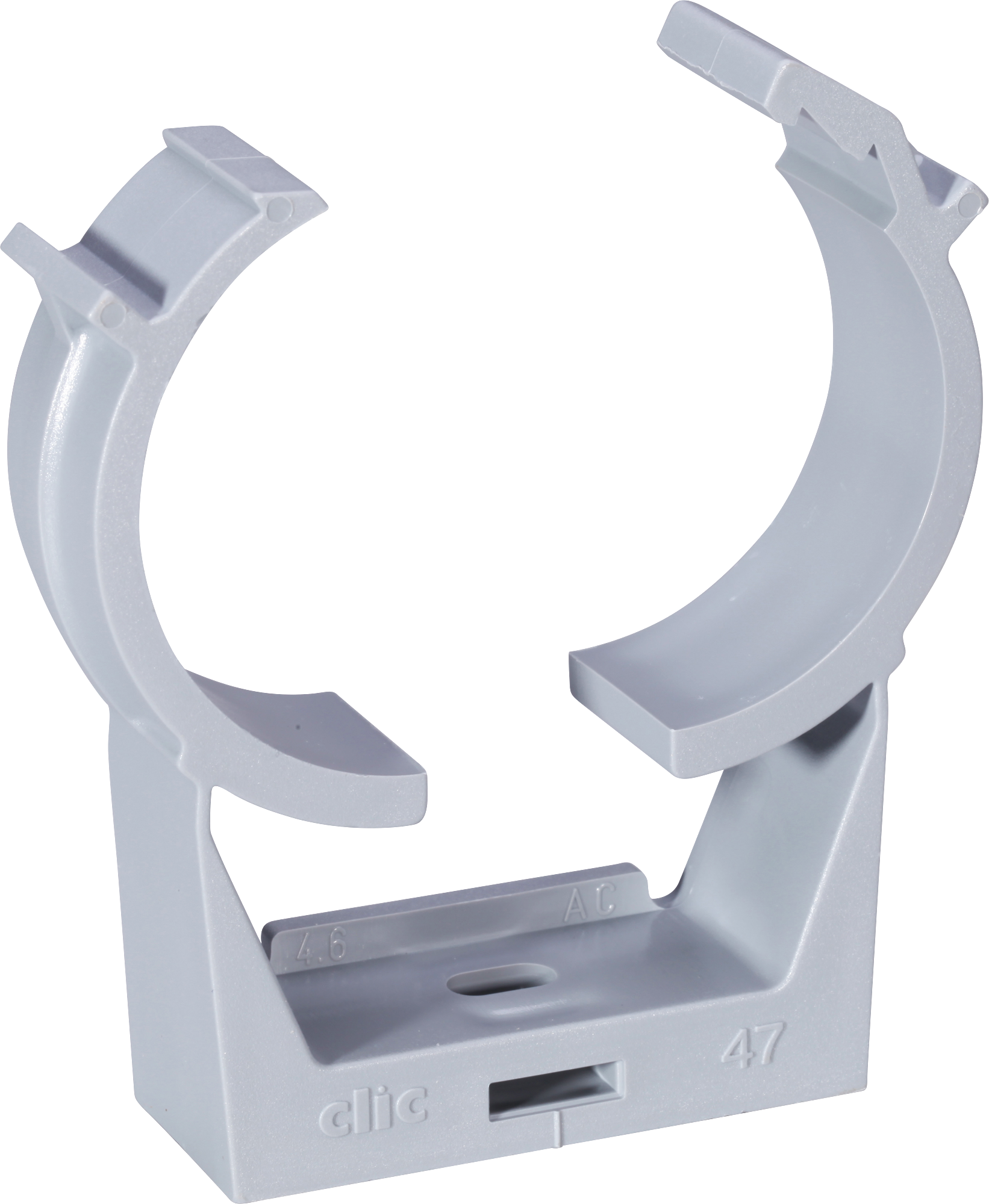 Collier Clic 47 46.5…50.5 gris foncé