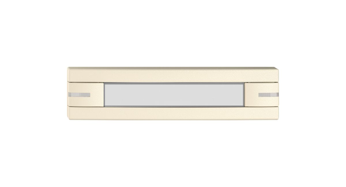 Poussoir 1/8 EDIZIO.liv SNAPFIX® p.KNX&UNI a.LED a.étiquette comm.2touch.cr