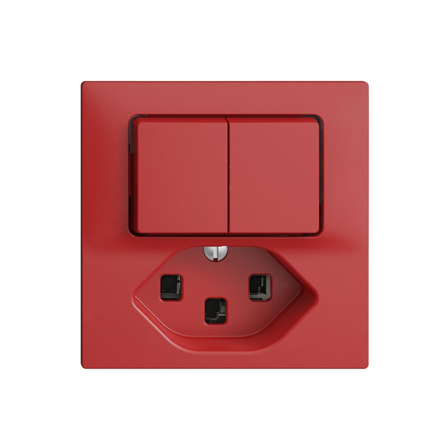 Combinaison A-R+3/1L+T23 16A EDIZIOdue berry