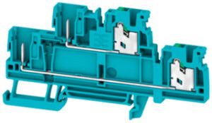 Morsetto di passaggio componibile WM SPGTB 2.5 2T 4C/2 BL 2.5mm² 2×2 DIN35 bl