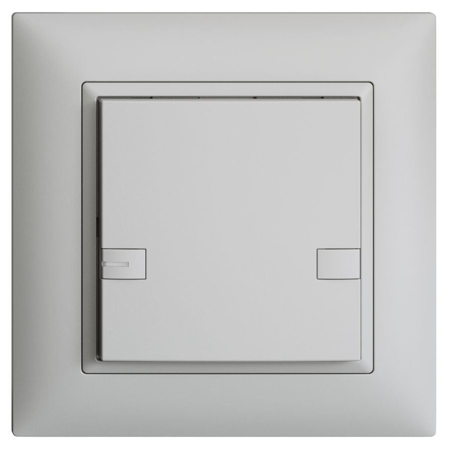 Poussoir KNX RGB ENC EDUE FMI, 250mW, a.LED RGB, 1×poussoir, comm.2×touches, grc