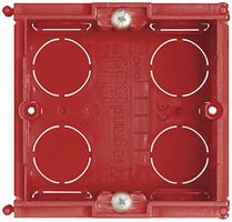 Einlasskasten BATIBOX 2 mod. für Mauerwerk T=40mm rot