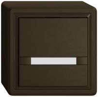 AP-Universaltaster EDIZIO.liv UNI SNAPFIX® 12…48V o.LED 1× 2-Tbed.Pap.br