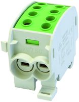 Blocco ripartizione tipo C 2×70/2×50mm² 160A CU verde/giallo