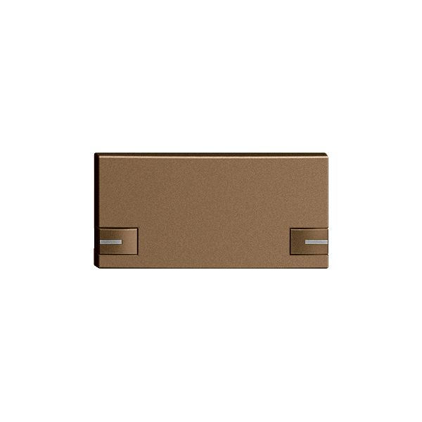 Tasto 1/2 KNX/elettronic.c.LED EDIZIOdue 2×comando simplice coffee