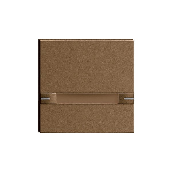 Taste 1/1 KNX/UNI-Taster mit LED & Papiereinlage EDIZIOdue Bedienung 2×1 coffee