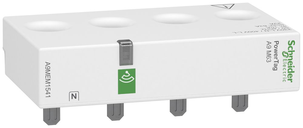 Energiesensor Schneider Electric PowerTag M drahtlos 3PN oben max.63A