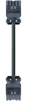 Spina/presa Wieland 1m 5L nero, 2.5mm²