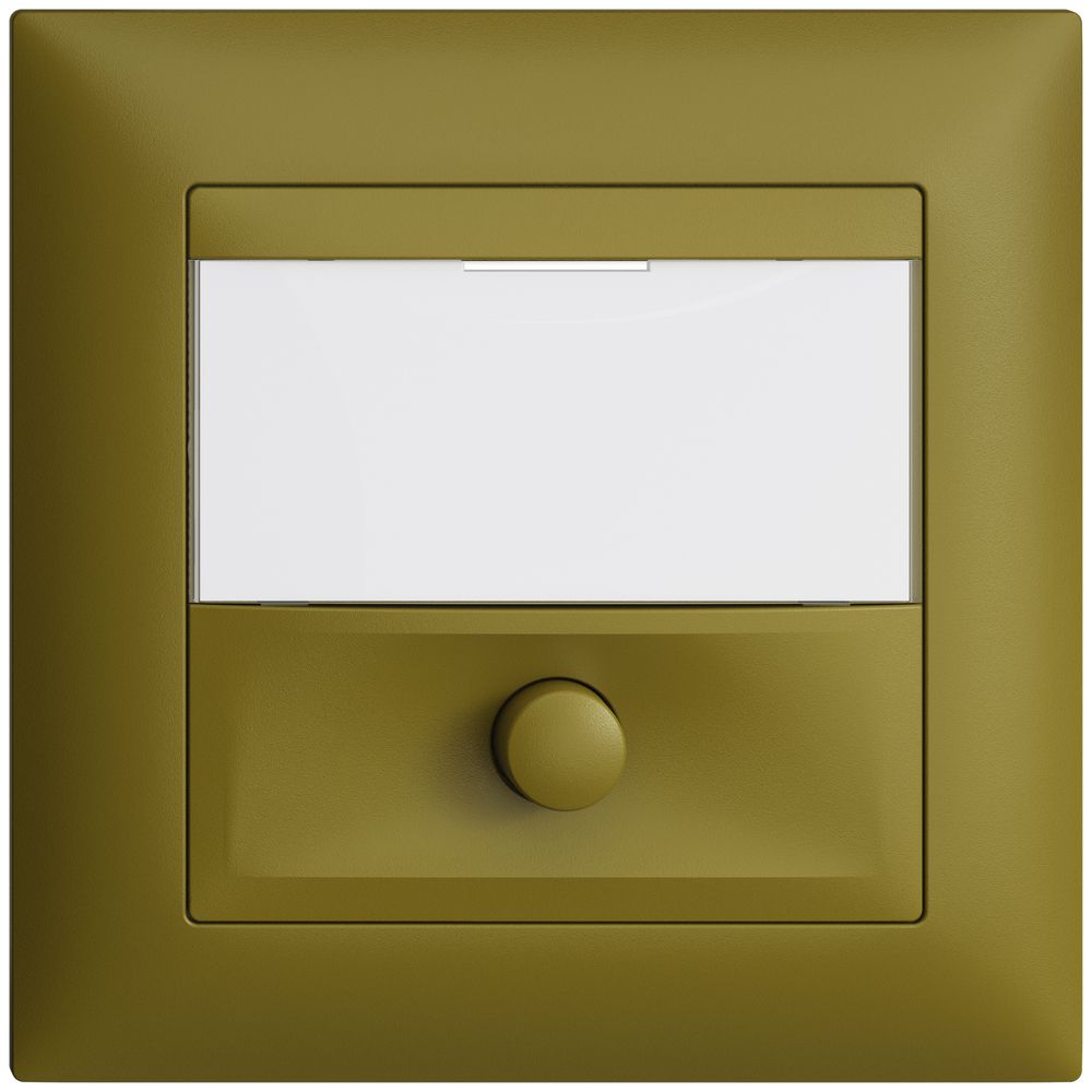 UP-Taster mit Namensschild EDIZIOdue olive