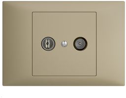 UP-TV-R-Dose EDIZIOdue 11dB sand Breitbanddose 5…2000MHz, BKE