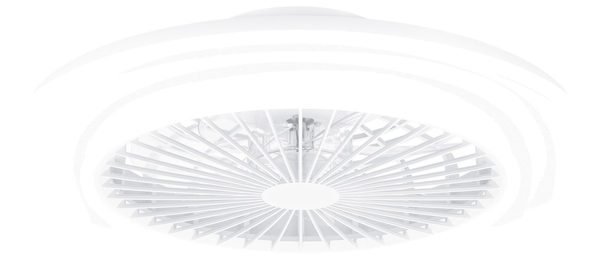 LED-Deckenleuchte Philips Amigo 42W 4400lm 830/840/865 DIM Ø485 wsm Ventilator