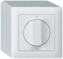 AP-Drehschalter kallysto 3/1L weiss mit Drehgriff