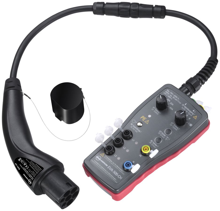 Prüfadapter Beha-Amprobe EV-520-CH KIT mit Prüfkabel Typ 2