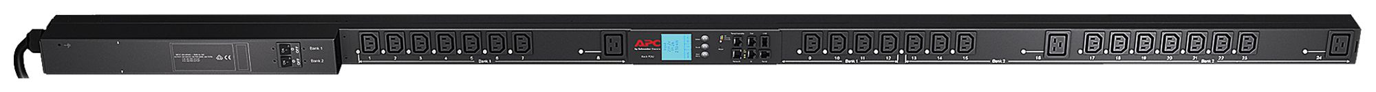 Prise multiple Rack PDU 2G 56×1829×51mm 21×C13 3×C19 a.fonc.mesure a.commut.32A