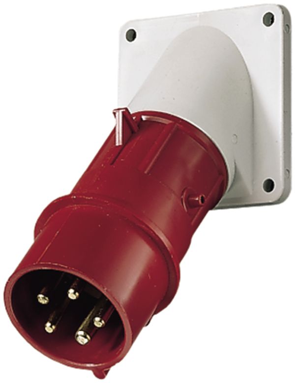 Apparatestecker CEE Mennekes 32A 3LNPE rot