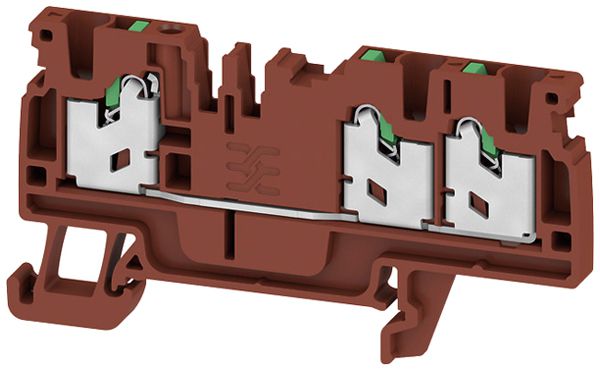 Borne de passage joignable WM S3C 2.5mm² 24A 800V ressort 3×1 DIN35 br
