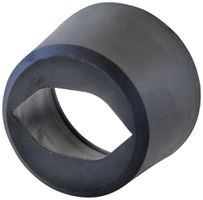 Schutzkappe Brennenstuhl für Fixadapter DE-CH Ø33×50mm schwarz