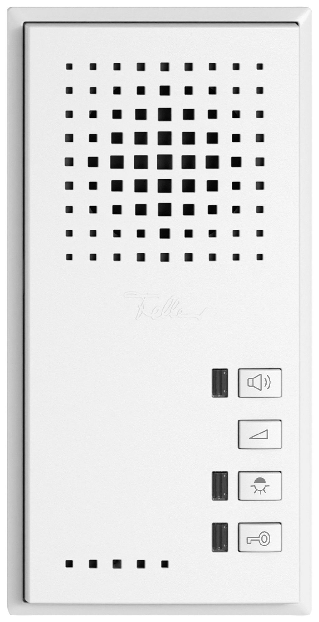 Poste mains-libres EDIZIO.liv ouvre-porte fonctions commut.blanc