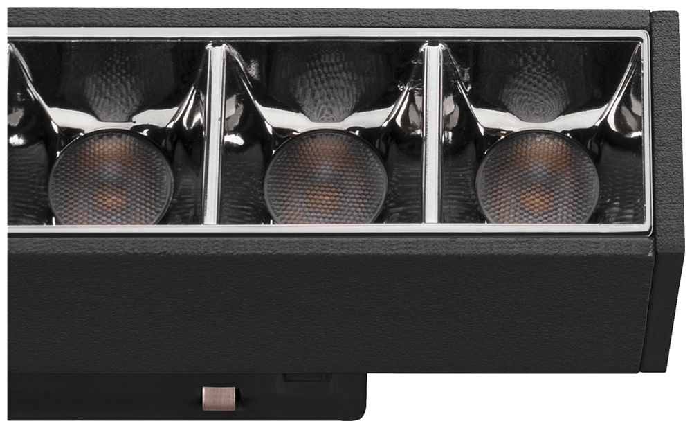 Spot LED SLV IN-LINE 44 14W 1250lm 940 35° DALI 48V AD 435×22mm noir