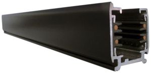 Binario trifase DOTLUX, 2000mm, nero opaco