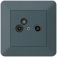 UP-Antennendose R/TV-Daten kallysto.trend 2GHz 4dB anthrazit