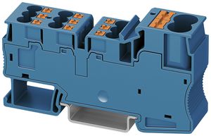 Potenzialverteiler-Reihenklemme PX PT 2X10/9X4 BU 16mm² 57A 11×1 TH35 bl