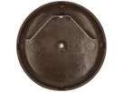 Deckenrosette MH Federbügel Ø95×13mm braun