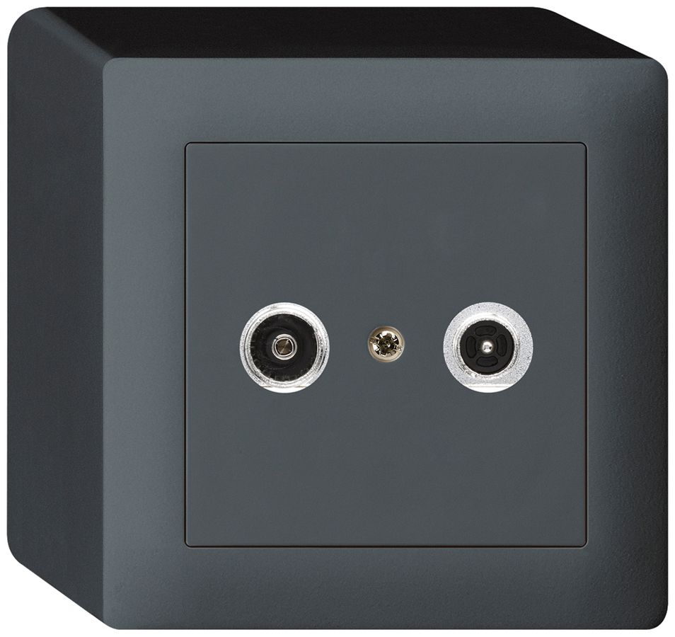 AP-Antennendose kallysto R/TV 4dB 2GHz anthrazit