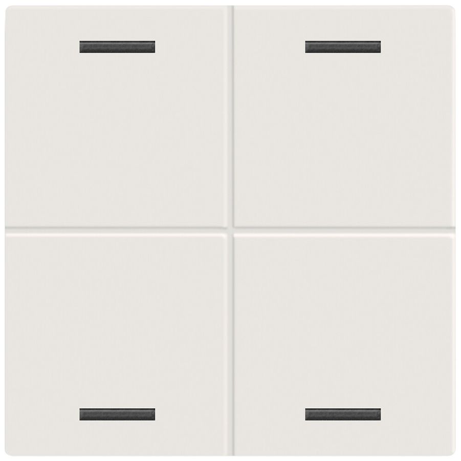 Bascule MDT BE-TAL60W411.01 1t/4a p.touches tactiles blanc mat "neutre"