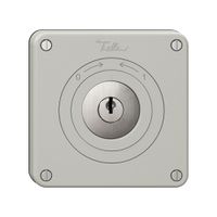 Schwenktaster NEVO, mit Schloss&2 Schlüsseln, KS, 0<->1, lichtgrau