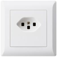 UP-Steckdose kallysto.line T23 weiss Schraubklemme