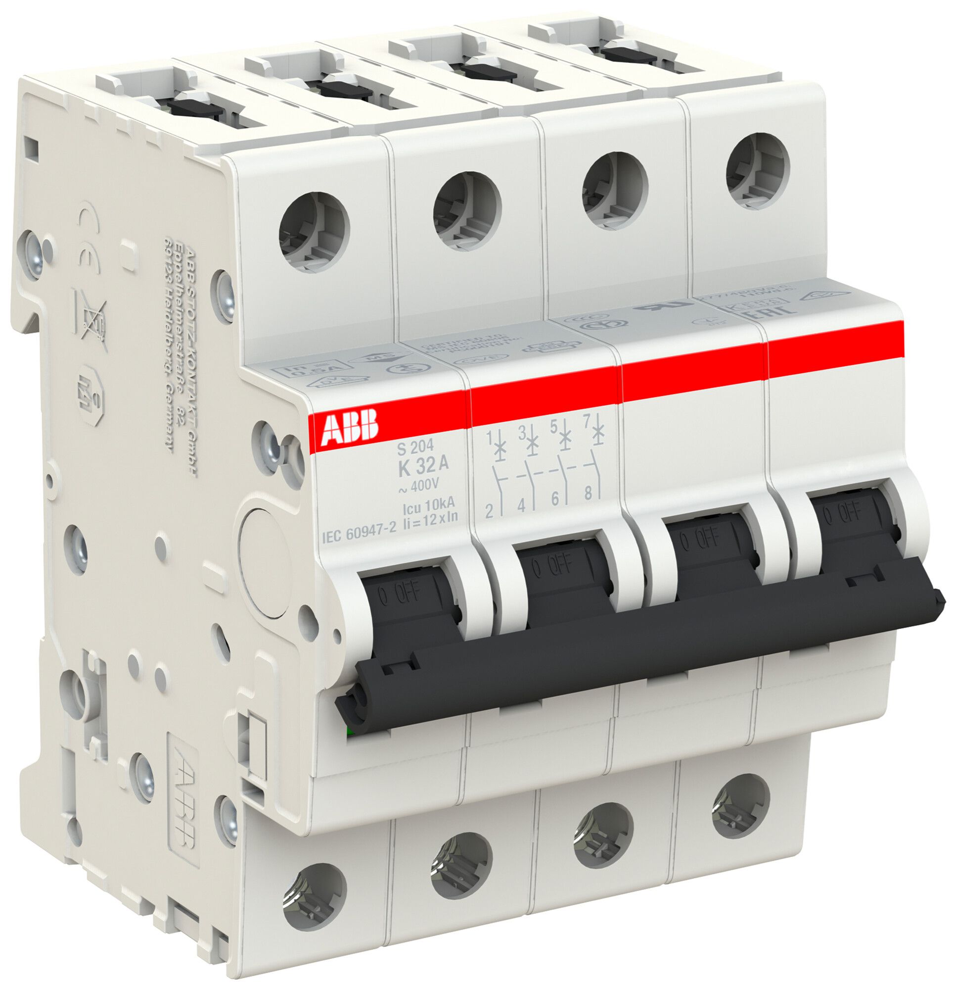 Leitungsschutzschalter ABB S204-K32 32A 6kA