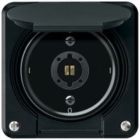 Interrupteur à clé ENC robusto interrupteur 3×1 pôle 16A 250V 86×86mm noir
