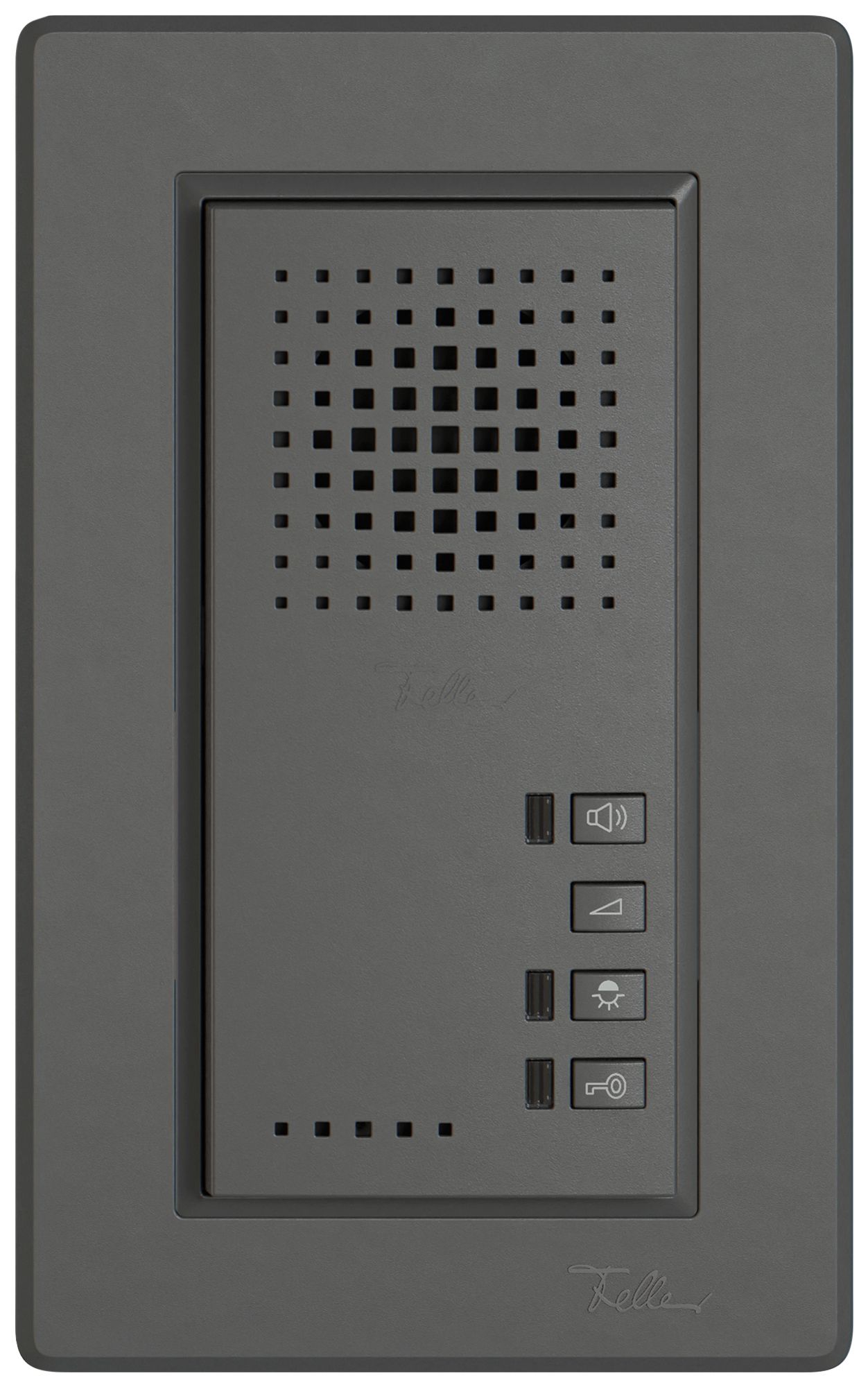 UP-Freisprechstelle EDIZIO.liv Türöffner Schaltfunktionen dunkelgrau