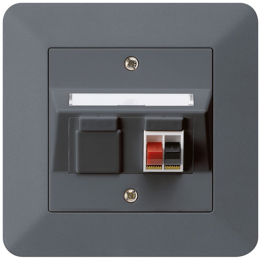 UP-Audiodose kallysto.trend 1×anthrazit Klemmanschluss für 1 Lautsprecher