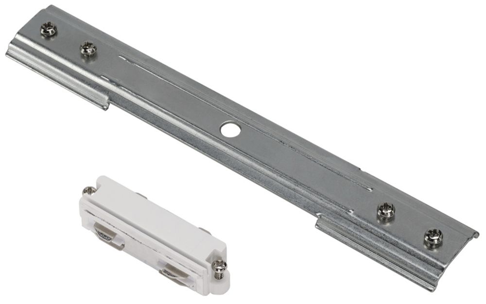 Längsverbinder SLV für 1-Phasen EB-Stromschiene, weiss