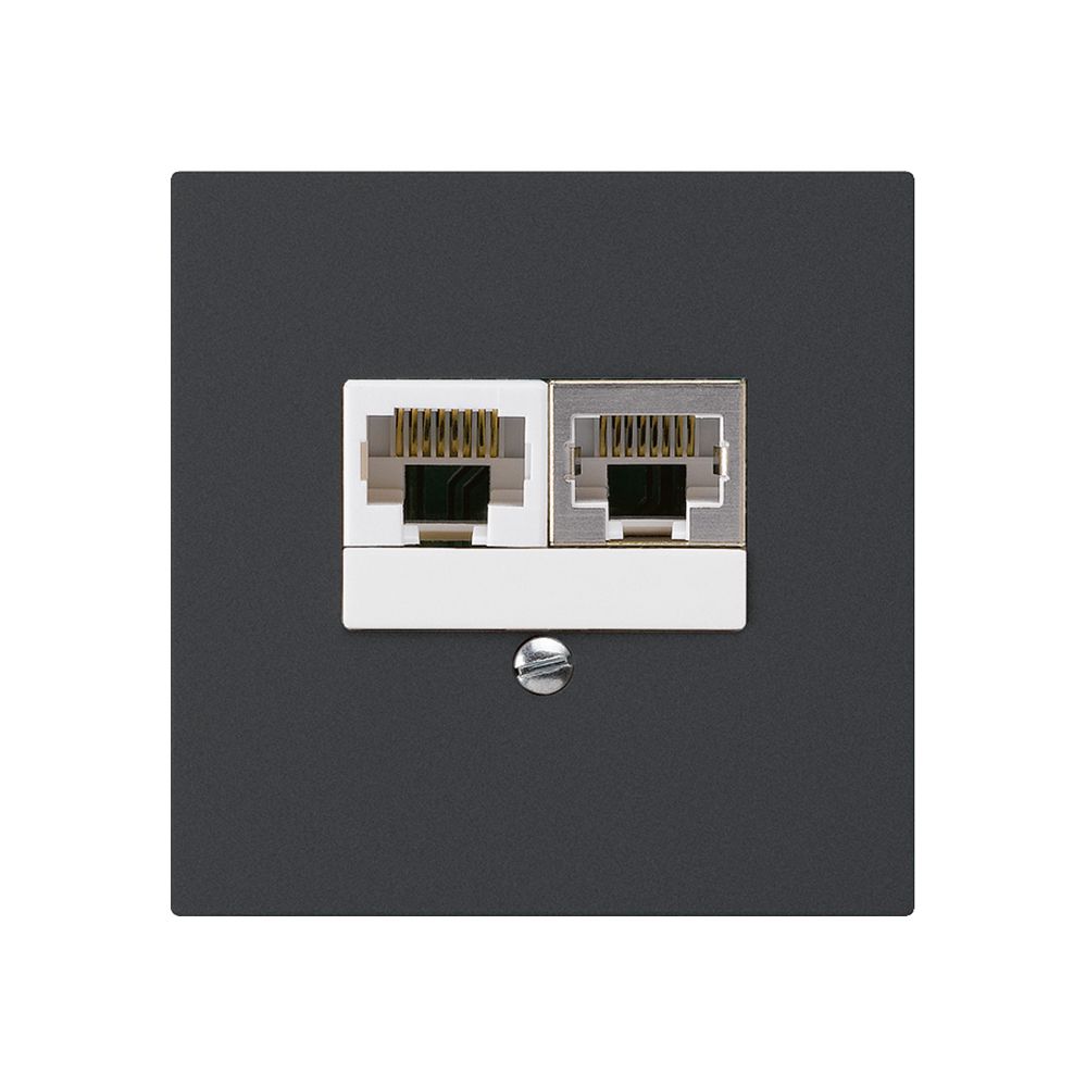 UP-Dose kallysto 2×RJ45s+u getrennt schwarz