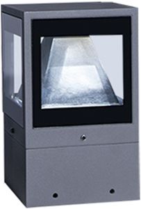 LED-Pollerleuchte DOTLUX WAY IP65 120×120×200mm 7.5/15W 4000K 400/800lm