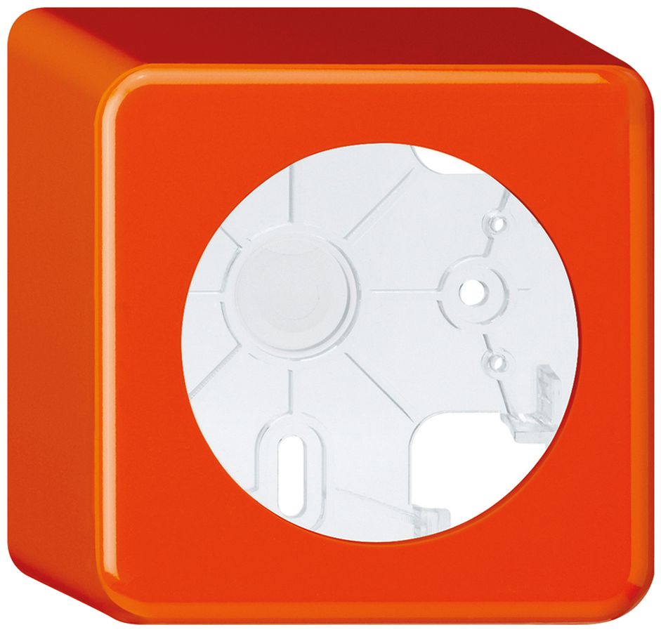 AP-Gehäuse basico orange H=54mm Ø58mm