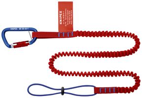 Fangleine KNIPEX 00 50 05 T BK mit Materialkarabiner max.1.5kg